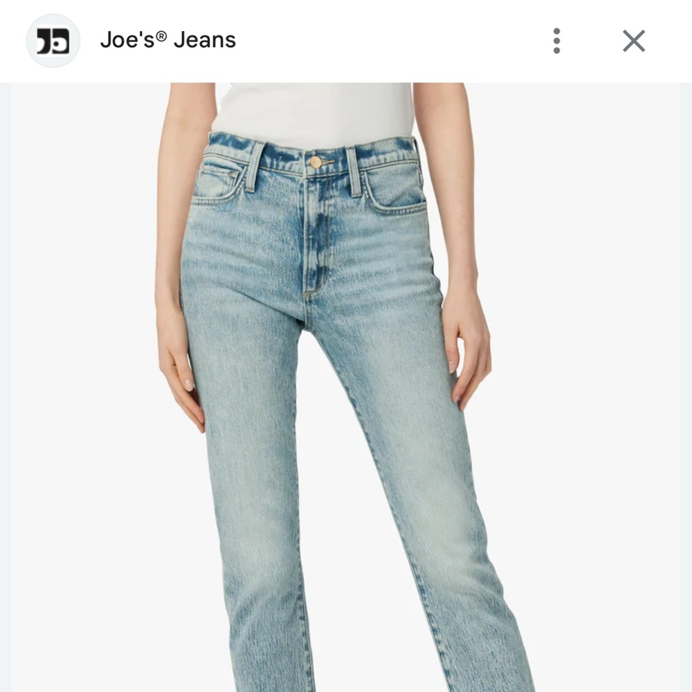 Joe's Jeans Women's Sky Blue Straight Leg Denim - “The Luna”